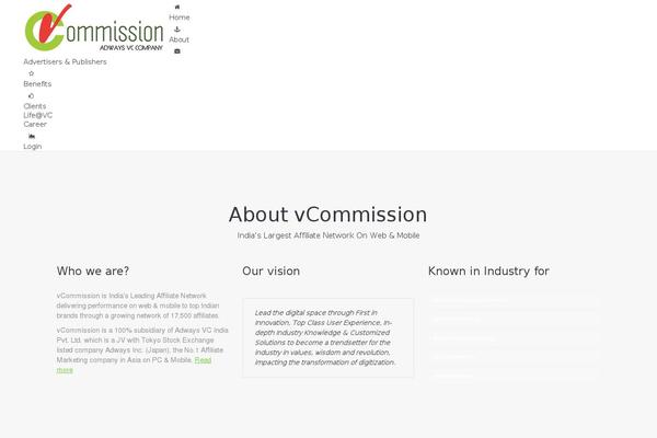 adwaysvc.com site used Vcommission