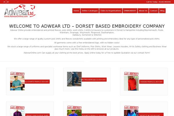 WordPress website example screenshot