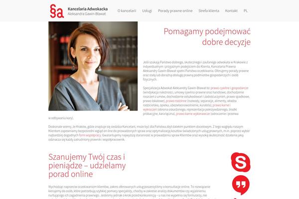 adwokatgb.pl site used Kancelaria
