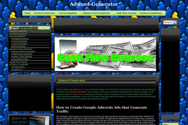 Albizia theme site design template sample