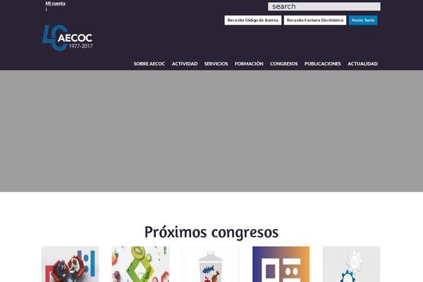 aecoc.es site used Wp-aecoc-theme