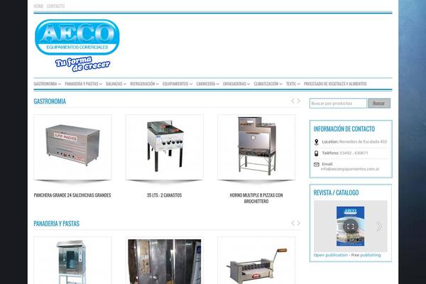 aecoequipamientos.com.ar site used Aecoequi