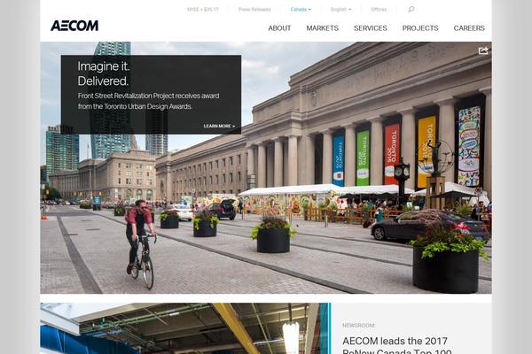aecom.ca site used Aecom
