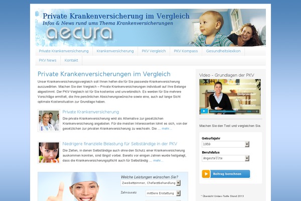 WordPress website example screenshot