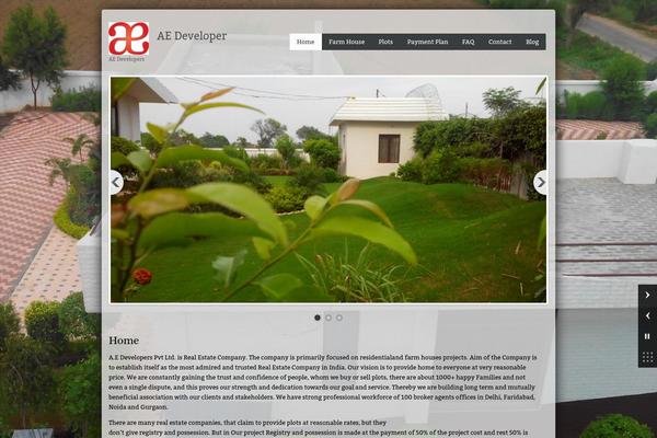 WordPress website example screenshot