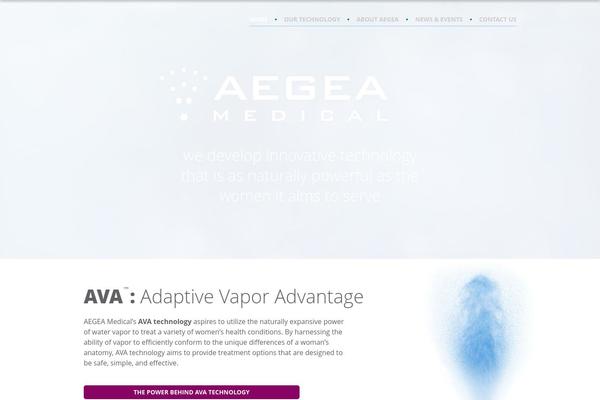 aegea theme websites examples