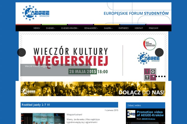 aegee.krakow.pl site used Aegee