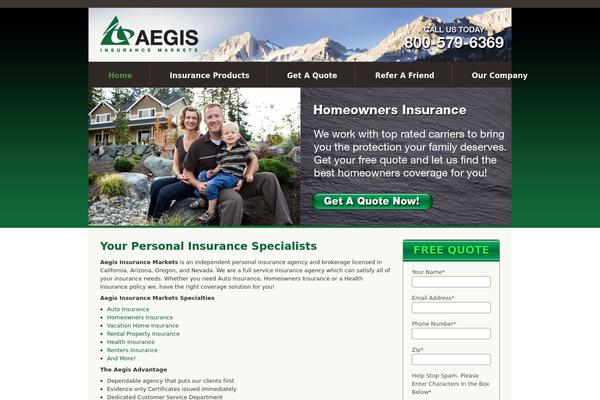 aegishomeandautoinsurance.com site used Bcis