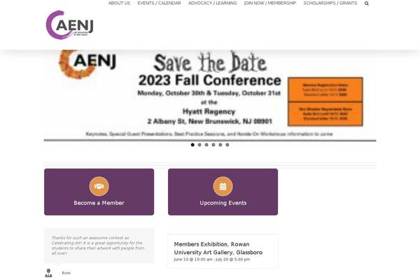 Site using The Events Calendar plugin