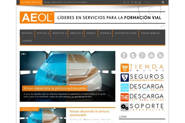 Asesor de Cookies para normativa española website example screenshot