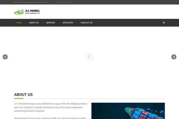 WordPress website example screenshot