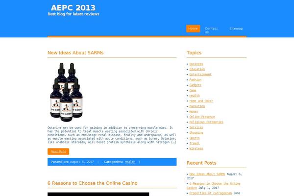 aepc-2013.org site used Orangi