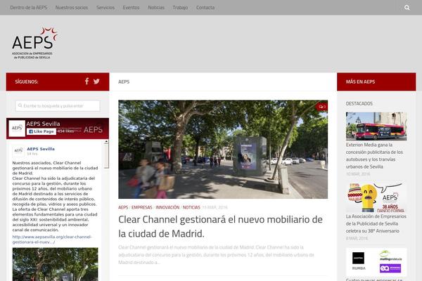 Hueman theme site design template sample