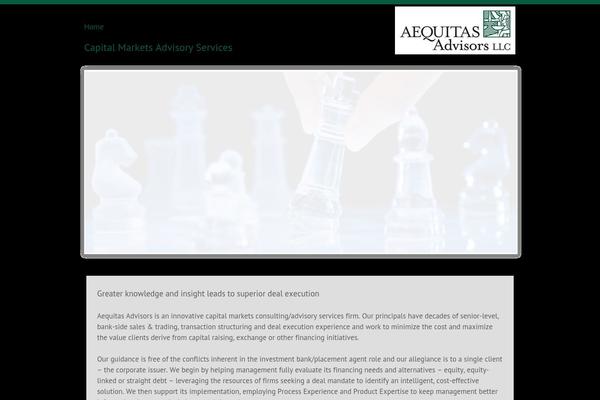aequitasadvisorsllc.com site used Aequitas