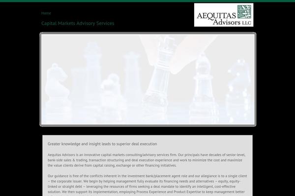 aequitas theme websites examples