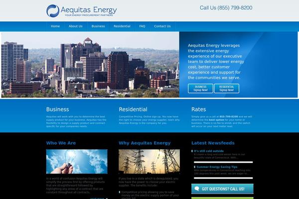 aequitasenergy.com site used Energy-theme