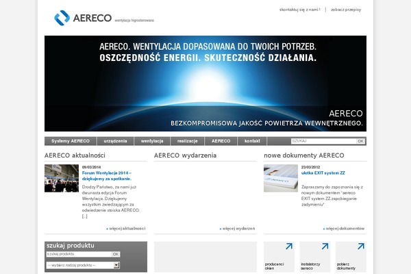 aereco.com.pl site used Aereco