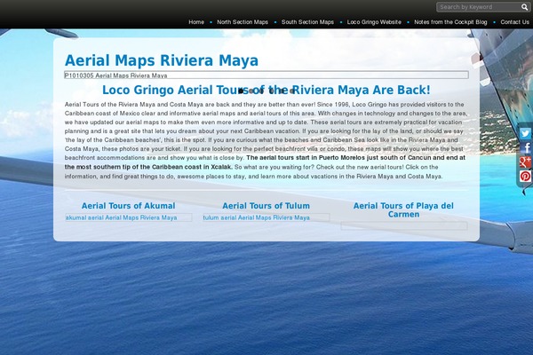 aerialmapsrivieramaya.com site used Locogringo