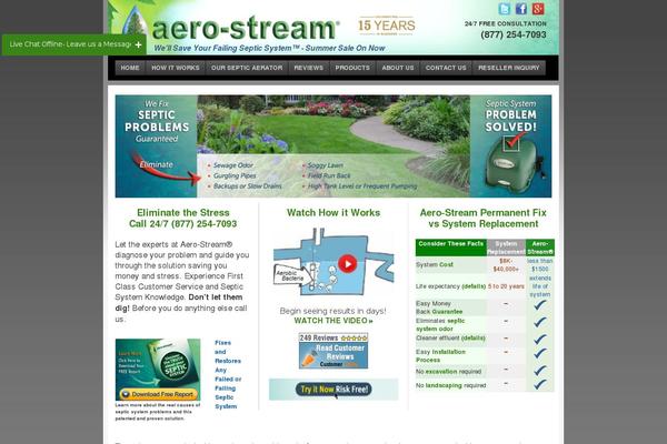 aero-stream.com site used Home_page