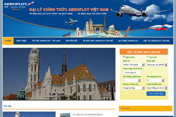 aeroflot-vn.com site used BresponZive Pro