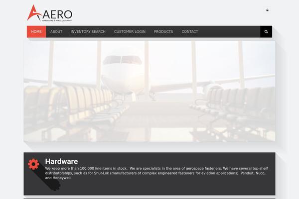 Aero theme site design template sample