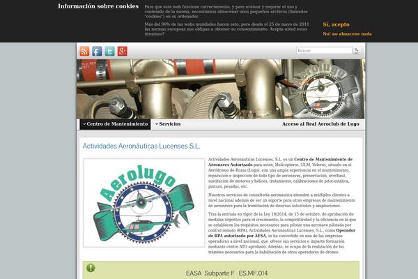 aerolugo.com site used Graphene-child