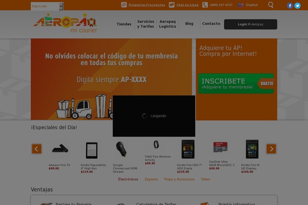 aeropaq.com site used Aeropaq