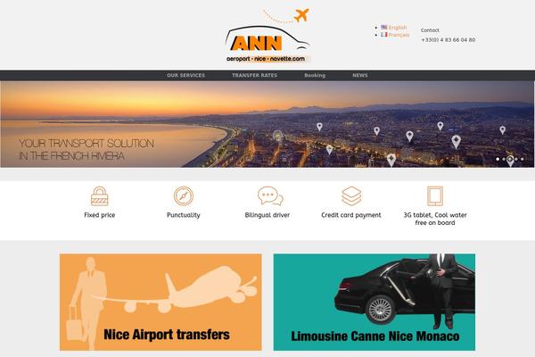 Vantage theme site design template sample