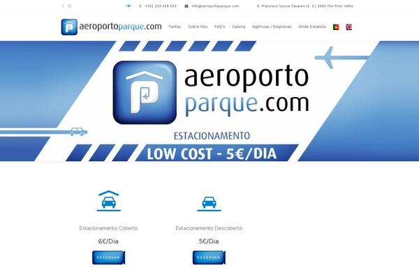 aeroportoparque.com site used Aeroporto