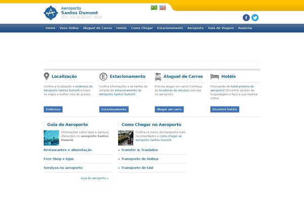 aeroportosantosdumont.net site used Aeroportos