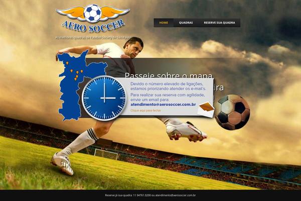 aerosoccer.com.br site used Aerosoccer