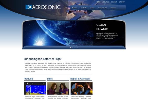 aerosonic.com site used Devobase