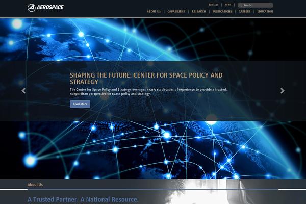 aerospace theme websites examples