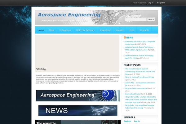 Engineering and Machinering theme site design template sample
