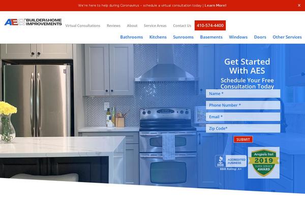 aeshome.us site used Socius-theme-howie