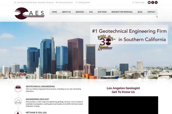 WordPress website example screenshot