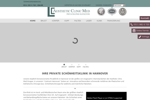 WordPress website example screenshot