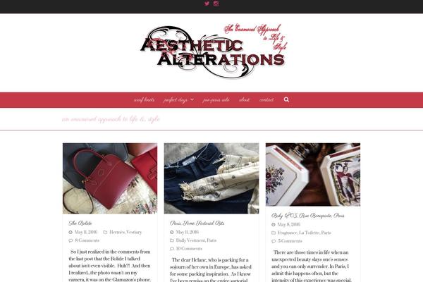Total theme site design template sample