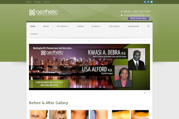 aestheticlavc.com site used Medical Plus