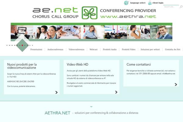 aethra.net site used Chorus_call