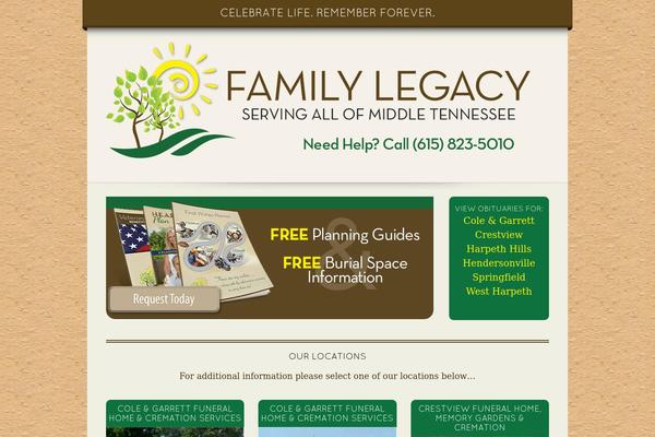 afamilylegacy.com site used Familylegacy