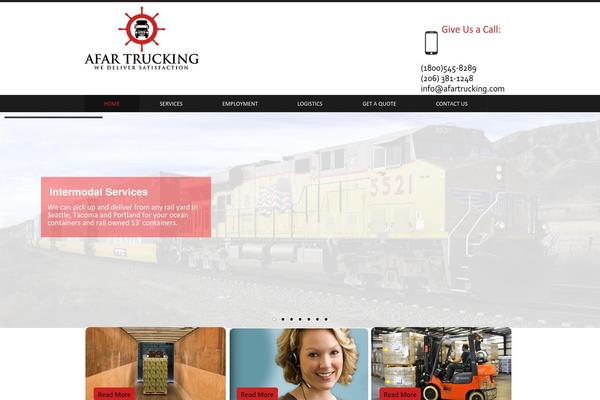 afartrucking.com site used Twenty Thirteen