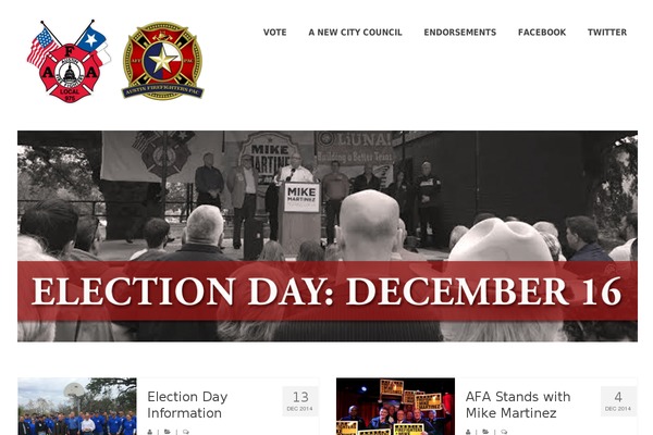 WordPress website example screenshot