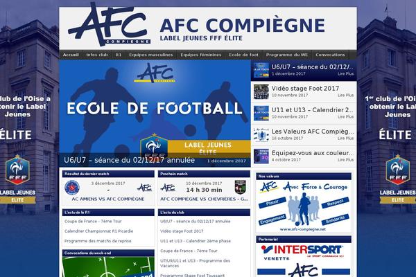 afc-compiegne.net site used Footballclub-2.5.2