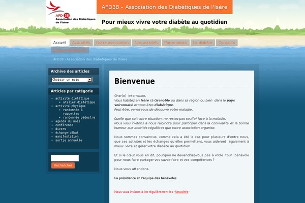 afd-diabete38.fr site used Beach-enfant