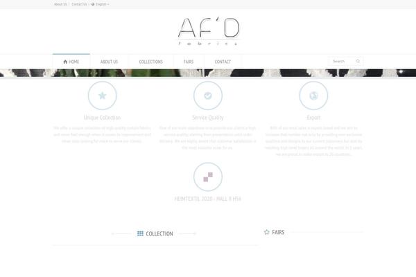 Afd theme site design template sample