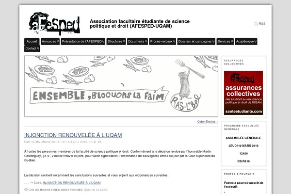 WordPress website example screenshot