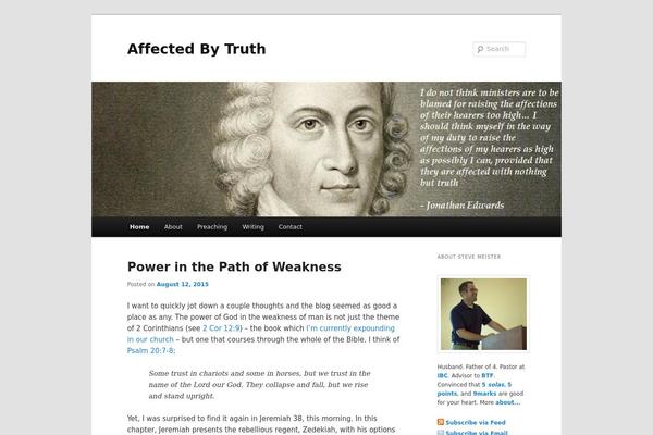 Twenty Eleven theme site design template sample