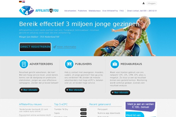 affiliate4you.de site used A4y