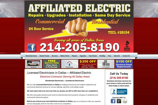 affiliatedelectric.com site used Affiliated-electric